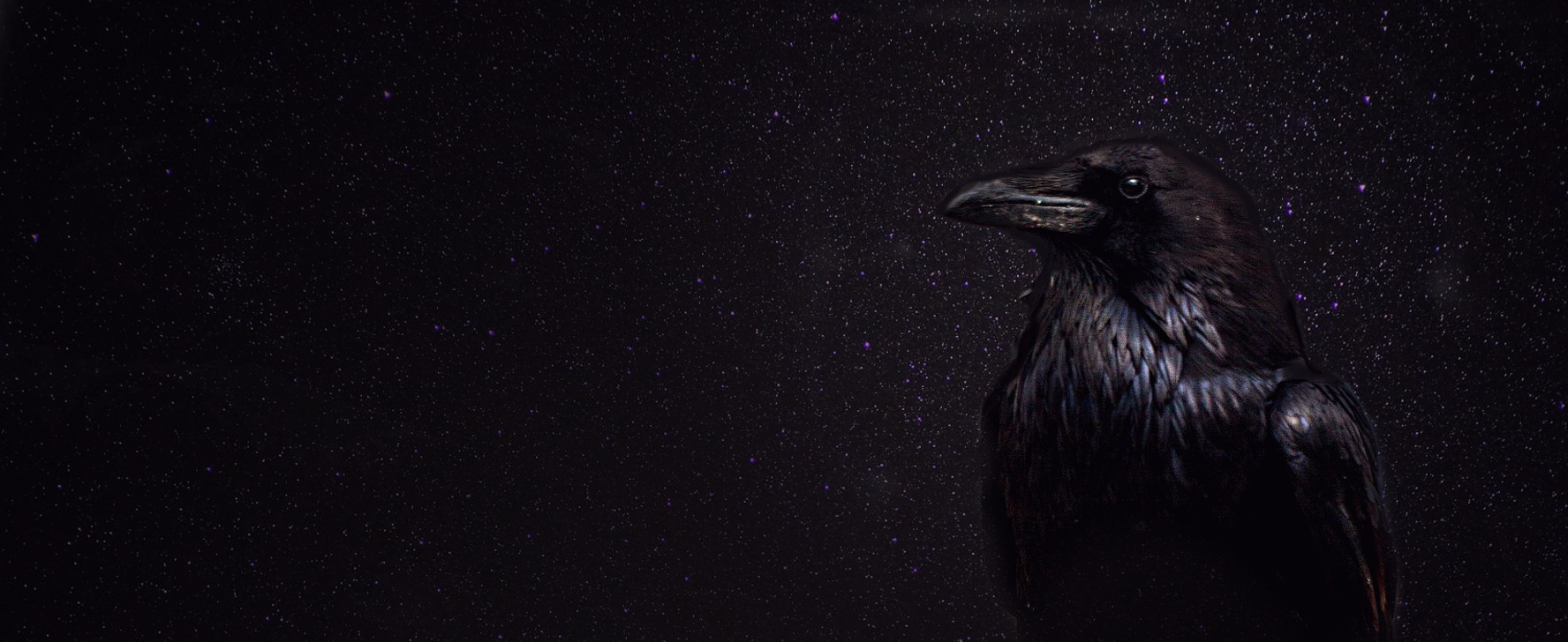 raven nevermore galaxy background